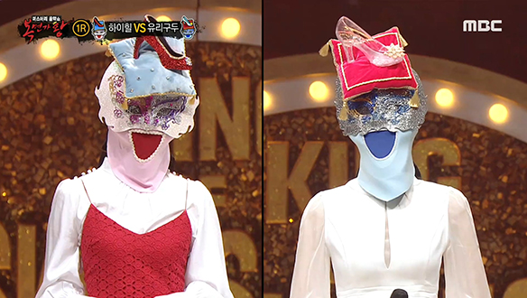 시선 집중! '빨간 하이힐' VS 동화 속 주인공☆ '유리구두' <Something> 클립 이미지