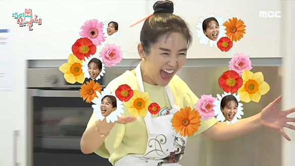 미션 수행하듯이 리액션 발사하는 장영란과 아이들! 클립 이미지