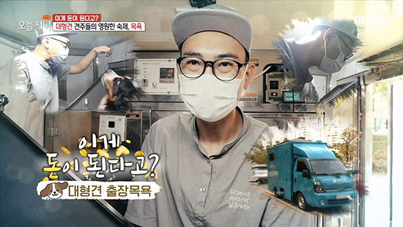 대형 반려견과 견주 모두를 위한 서비스! '대형견 출장목욕' 클립 이미지