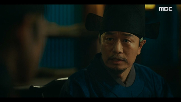 "이 나라의 금혼령 자체가 반역자의 설계입니다"…고뇌에 빠진 이헌(김영대)에게 간언하는 김설록(김민상)