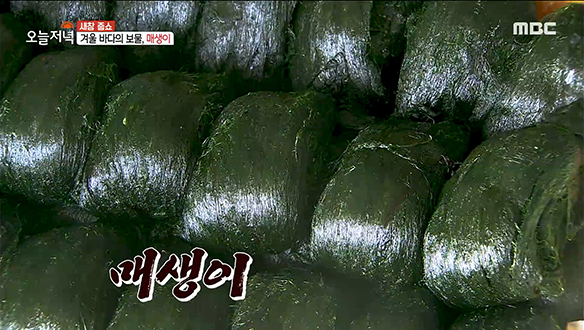 겨울 바다의 보물이자 바다의 귀족☆ '매생이' 클립 이미지