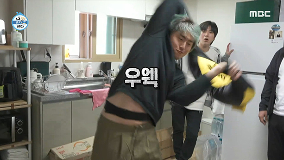 방송 빼고 다 잘하는 기안84의 '불가리안 백' 운동 시범! 클립 이미지