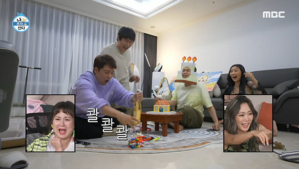 집주인 김광규 십년감수하게 만든 공포 영화급 샴페인 개봉식♨