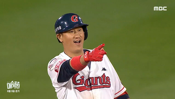 <KBO리그 하이라이트> 사직 노래방 가동! / 킹정후 대폭발