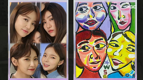 전(현)무스키아가 그린 '오아시소' (윤은혜, 코타, 박진주, 조현아)