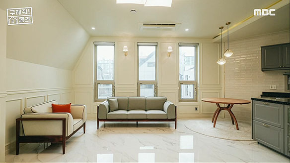 <남양주시 다산동 남양주 프리덤> 외국에 온 듯한 인테리어! 뉴욕&유럽st 거실과 주방! 클립 이미지