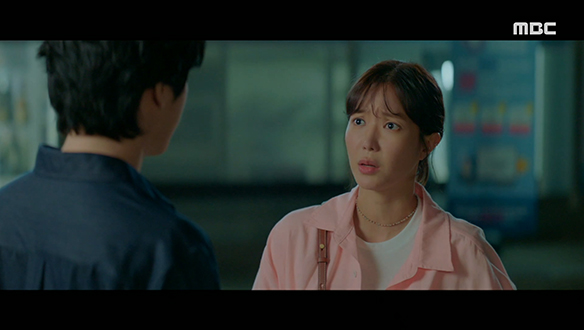 "눈 딱 감고 거짓말 한 번만 해주세요"…징계위 앞두고 꼭두(김정현)에게 증언을 부탁하는 계절(임수향)