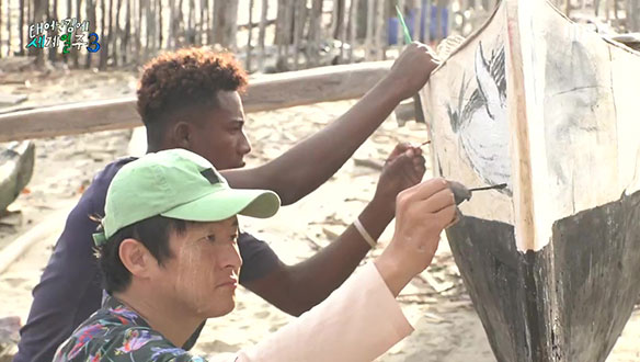 바다로 가는 그 길이 행운으로 가득하길..🍀 플로라를 향한 진심이 담긴 기안84의 응원🐬 클립 이미지