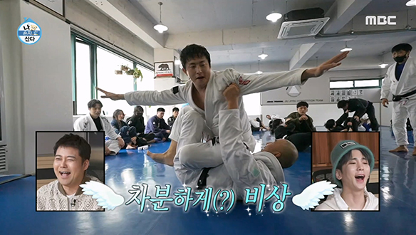 흰띠 기안84 VS 국가대표 코치, 온몸을 불사르는 주짓수 맞대결♨ 클립 이미지