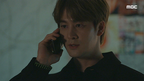 "반드시 너 혼자 나와"…자신의 범행 증거를 갖고 있는 혜수(김규선)를 유인하는 지호(오창석)