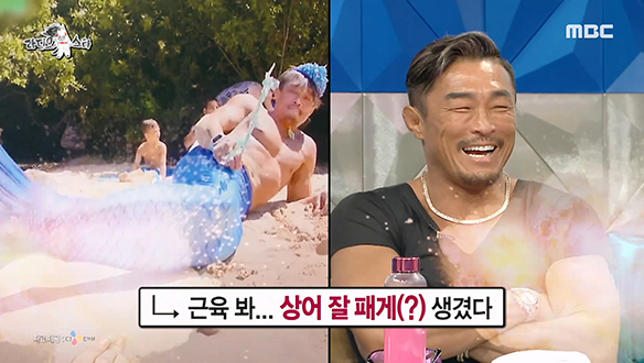 피지컬 아저씨 추성훈, 딸 사랑이 덕분에 인간 포세이돈 등극?