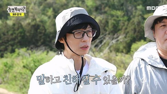 잔뜩 들뜬 놀뭐 멤버들이 찾아간 곳은 곶자왈 말 보호 센터?