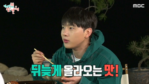 민석을 위해 준비한 두 번째 요리 '상추감태잣 비빔국수'