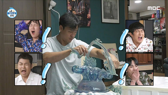 모두가 경악한 최재림의 피규어 정리!😱 너무 마음 아파서 못 보겠어요..💦 클립 이미지