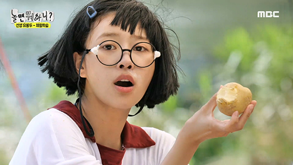 물놀이 후 먹는 꿀맛 점심시간!🍽️ 정선 특산물 삶은 감자에 옥수수까지~🌽