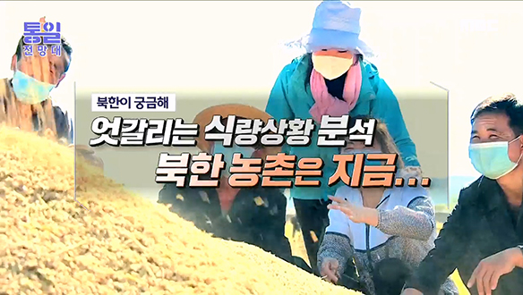 엇갈리는 식량상황 분석 북한 농촌은 지금... 클립 이미지
