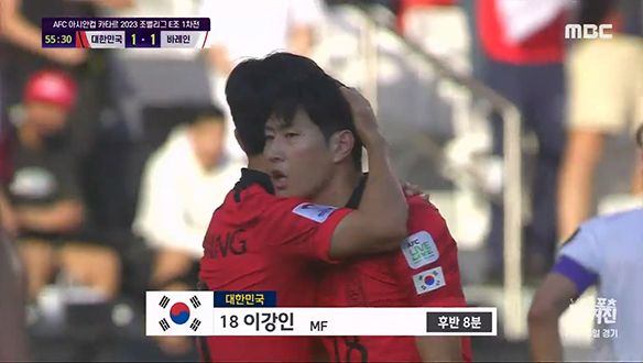 AFC 아시안컵 카타르 2023 하이라이트 < 대한민국 VS 바레인 > 클립 이미지