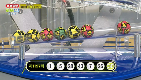 [1197회] 행복드림 로또 6/45