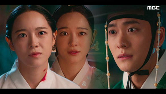 "뿌리를 내리냐는 말이다!" 달이(김세정)에게 보이는 빈궁의 모습, 흔들리는 이강(강태오)의 마음  클립 이미지