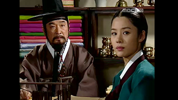 다녕에게 만상의 소식을 전해듣는 박주명