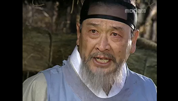 전염병이 도는 마을에서 허준을 돌려보내는 유의태