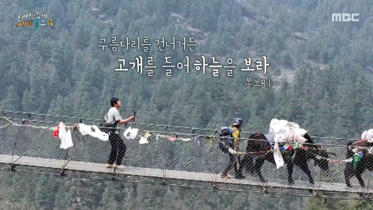 구름다리를 건너거든 고개를 들어 하늘을 보라 -쫄보84