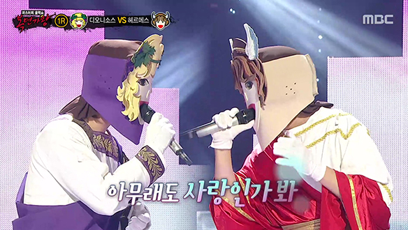 단숨에 취할 것 같은 감미로운 음색 '디오니소스' VS 마음에 날아드는 허스키한 음색 '헤르메스' <사랑인가 봐>