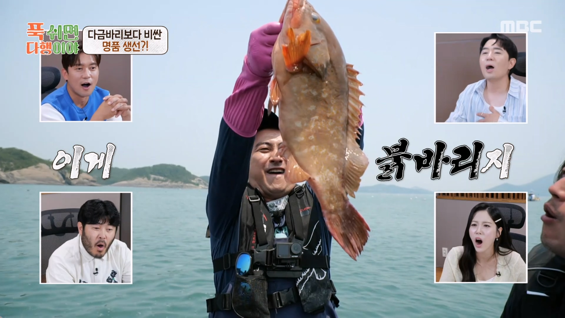 분위기 완전히 어창석! 기적의 어복으로 대왕 붉바리 포획 성공🐟