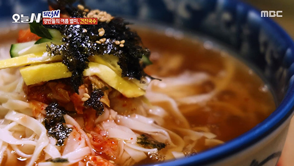 안동식 국수의 특별한 레시피★ 42년 전통 여름 별미 '건진국수'