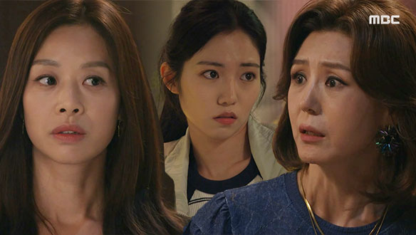 "이거 적과의 동침인가...?" 세리(박서연)를 집으로 데려온 설희(장신영)