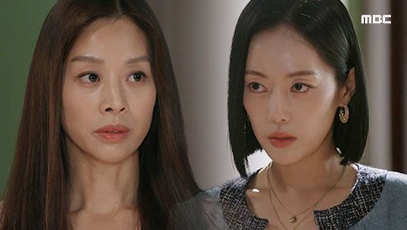 "여기서 뭐 해요? " 비밀 장부를 찾으러 온 설희(장신영)와 마주한 경채(윤아정)