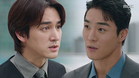 "이중장부라도 갖고있다는 얘기야?!" 선재(오창석)를 향한 태경(서하준)의 협박