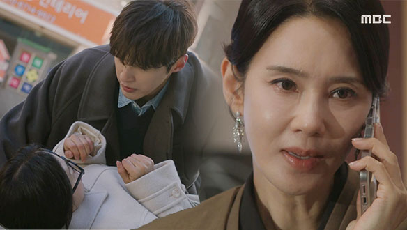 "또 실패를 했다고?!" 장미(함은정)를 구한 백호(윤선우)! 실패로 돌아간 화영(오현경)의 계략 클립 이미지