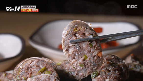 함경도 전통 방식을 따른 아바이순대 맛의 비결은?