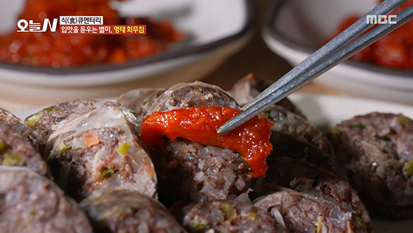 아바이순대와 영혼의 단짝★ '명태 회무침'