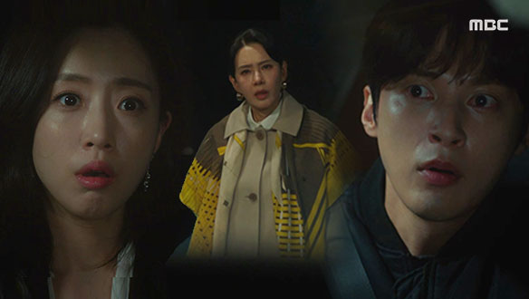 "혹시 공범...?" 백호(윤선우)의 차를 발견한 화영(오현경) 클립 이미지