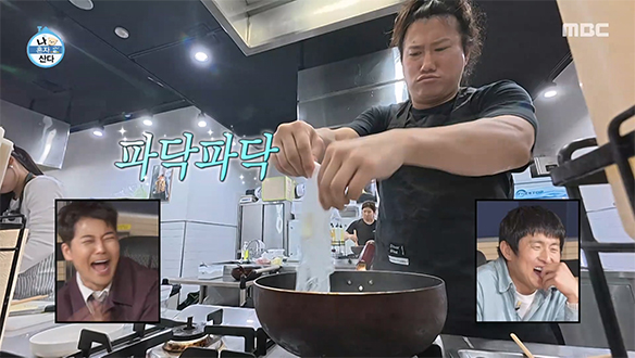 임우일, 급한 마음에 비닐 통째로 냄비에 투하?!🤣