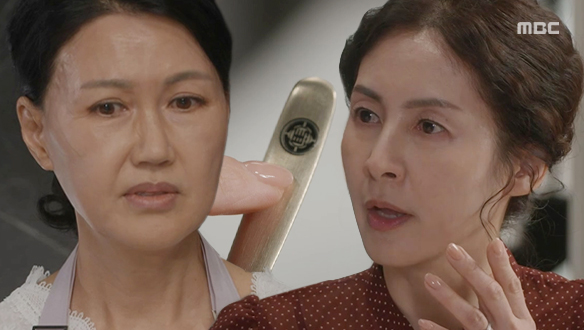 “회장님 핏줄한테만 허용되는 거였네“ 집안 곳곳 새겨진 문양에 대해 캐내는 산월(김선혜)