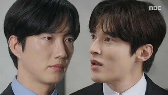 “이상하지 않아?“ 대창(이효정)과 백호(윤선우)의 과거 인연에 대한 준호(박건일)의 도발