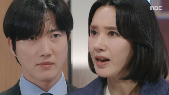 “내 앞에서 오장미 얘기하지 마!“ 장미(함은정)를 감싸는 준호(박건일)에  화영(오현경)의 경고