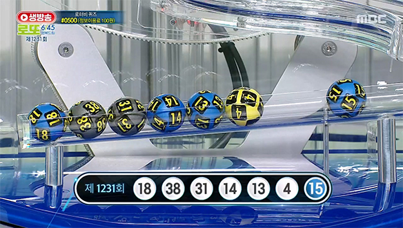 [1231회] 행복드림 로또 6/45