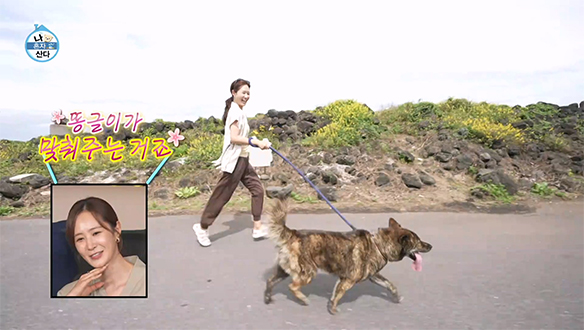 스쿠터 타고 가다 우연히 만난 인연🛵 유리와 똥글이의 힐링 산책🐾