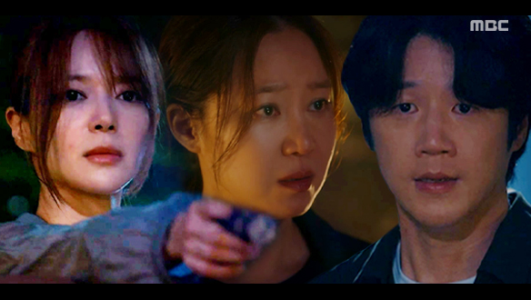 “가야 돼, 빨리“ 레일라(이엘리야)가 겨눈 총탄, 태성(정준원) 대신 막아선 보나(공효진)