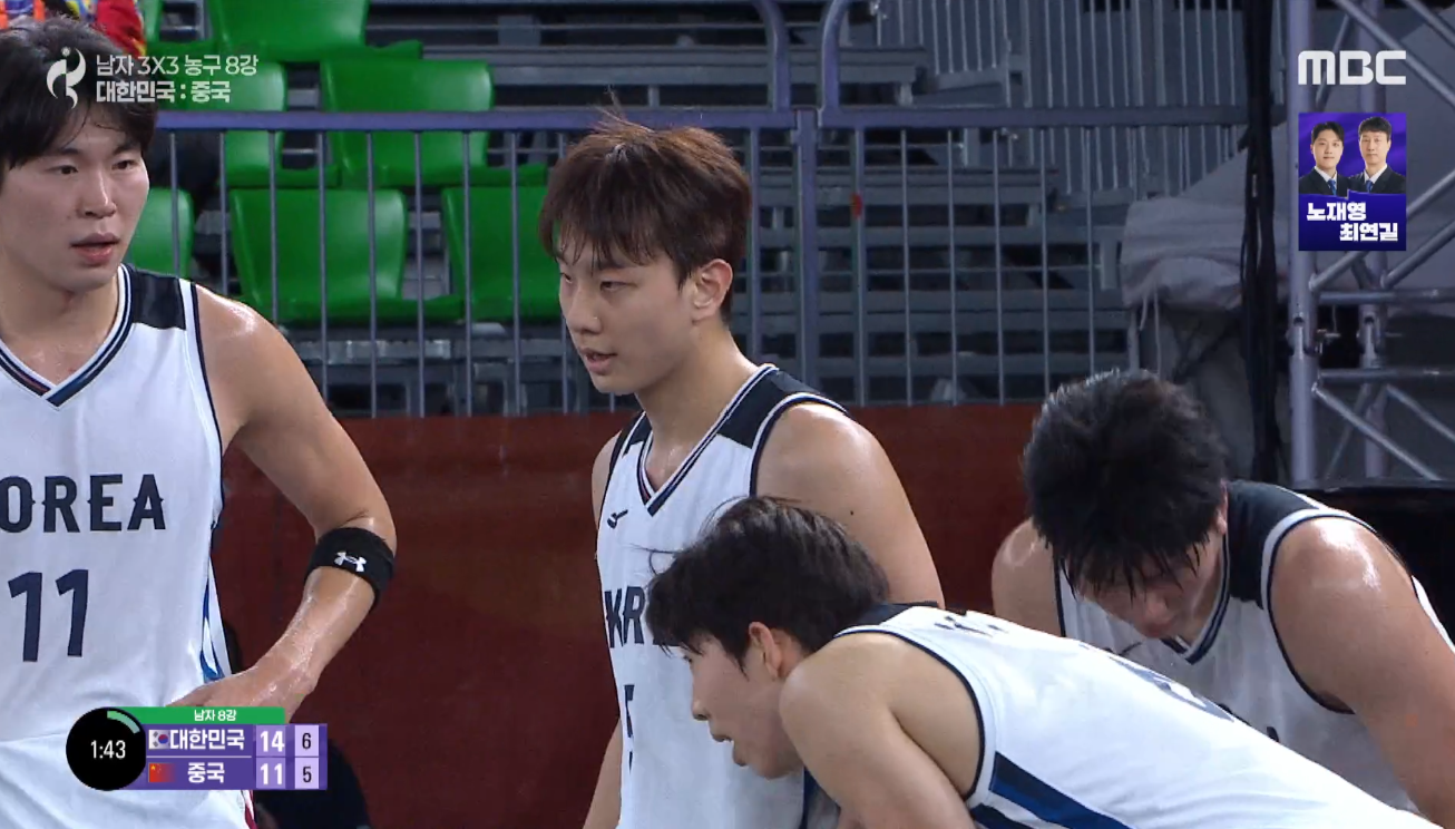 3X3농구｜'파죽지세' 왼손은 거들 뿐! 추격허용 잘라내는 대표팀! (8강 대한민국:중국)